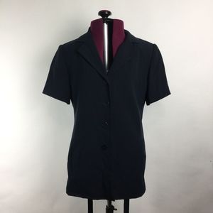 Talbot's Navy Blue Suit Jacket Petite Sz 2